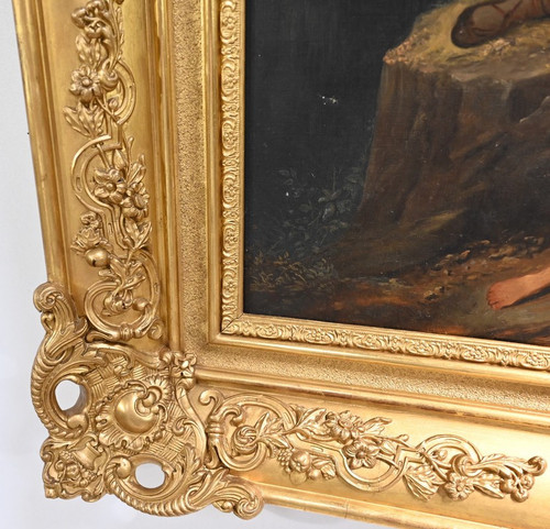 Huile sur Toile, École du XIXe siècle – Milieu XIXe