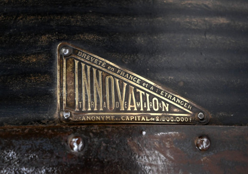 Koffer Sekretär, Mahagoni Innenleben, gestempelt Innovation - 1900