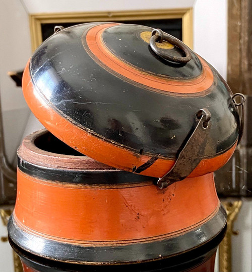 India, Mid-20th Century, Lacquered Wood Box.