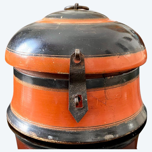 India, Mid-20th Century, Lacquered Wood Box.