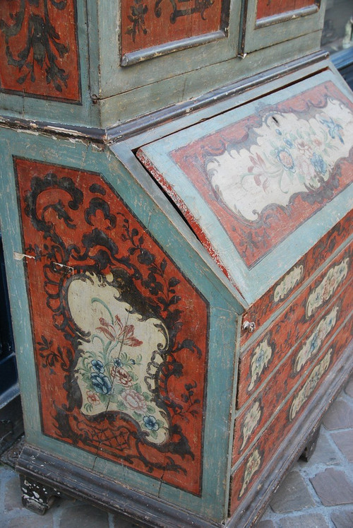 Raro Sciban In Arte Povera E Dipinto, Opera Del XVIII Secolo Venezia