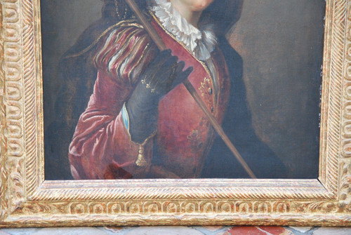 Öl auf Leinwand, junge Frau, Anhängerin von Alexis Grimou