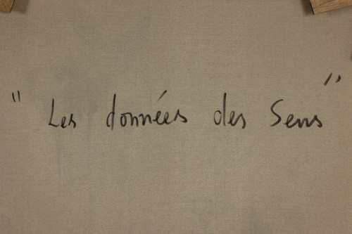 Dan Hôo, Acrylic on canvas, “Les données des sens”, 2023