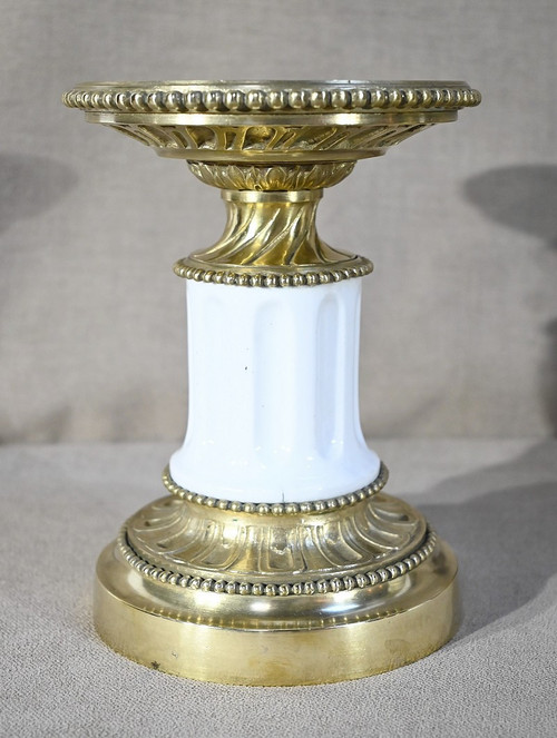 Lampe à Pétrole en Céramique, époque Napoléon III – Milieu XIXe