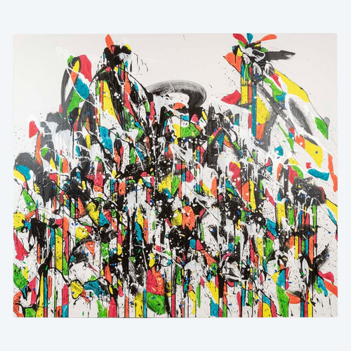 Dan Hôo, Acryl auf Leinwand „The Lights of Reason“, 2023