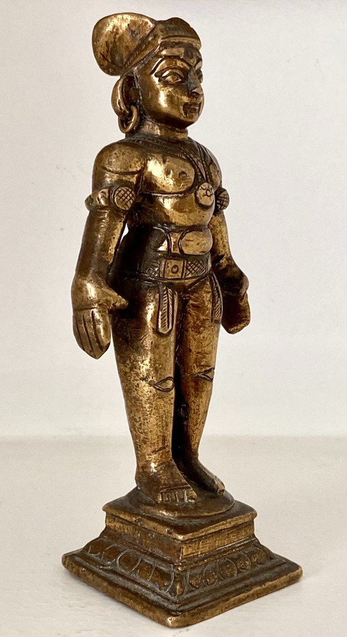 India, anni '20/'30, Statuetta in Bronzo della Bambola della Fertilità Marapachi.