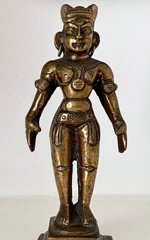 India, anni '20/'30, Statuetta in Bronzo della Bambola della Fertilità Marapachi.