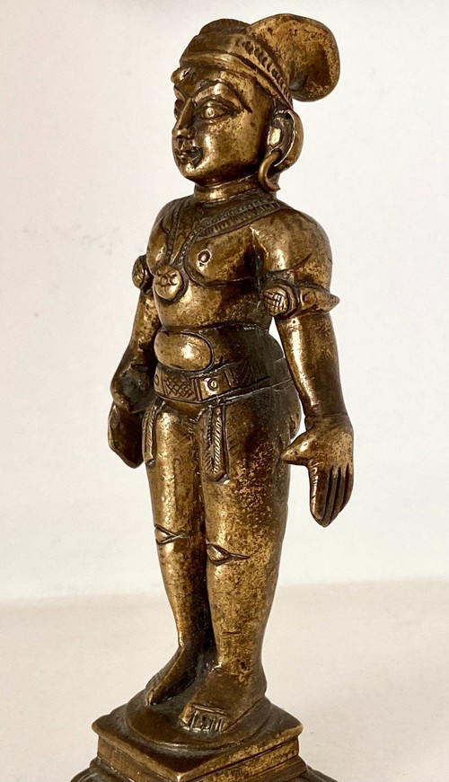 India, anni '20/'30, Statuetta in Bronzo della Bambola della Fertilità Marapachi.