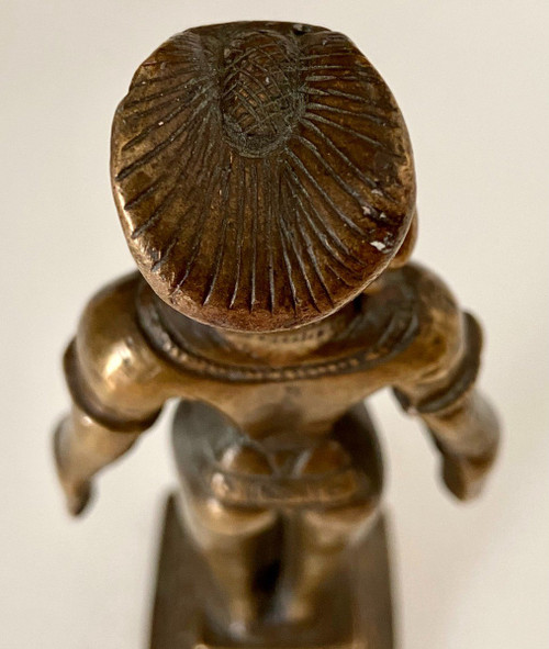 India, anni '20/'30, Statuetta in Bronzo della Bambola della Fertilità Marapachi.