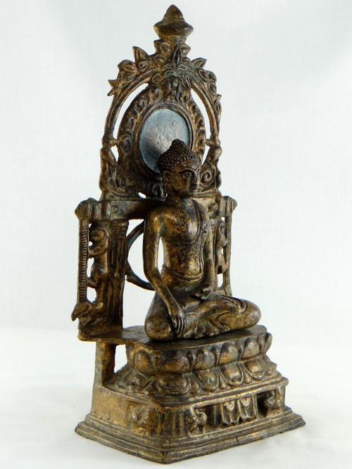 Burma, Beginning Of The 20th Century, Votive Altar Of Buddha In Bronze.
