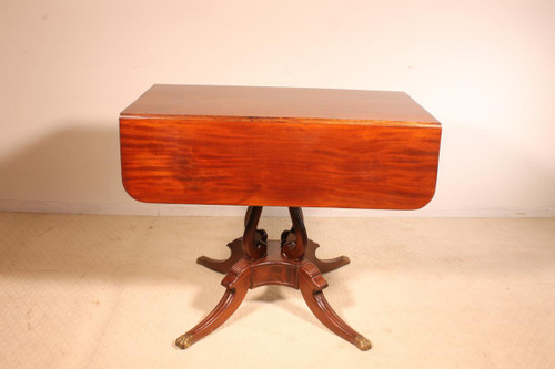 Table Anglaise Regency En Acajou