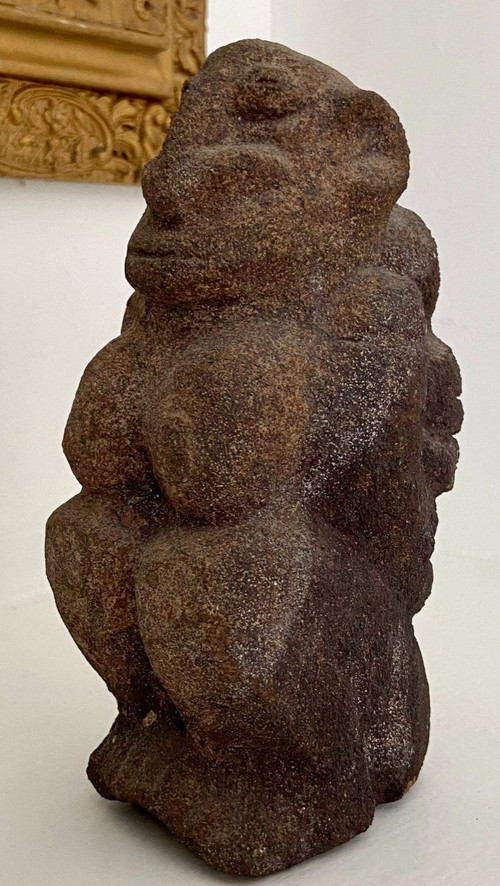 Mali, Popolo Dogon, Maternità Scultura in pietra.
