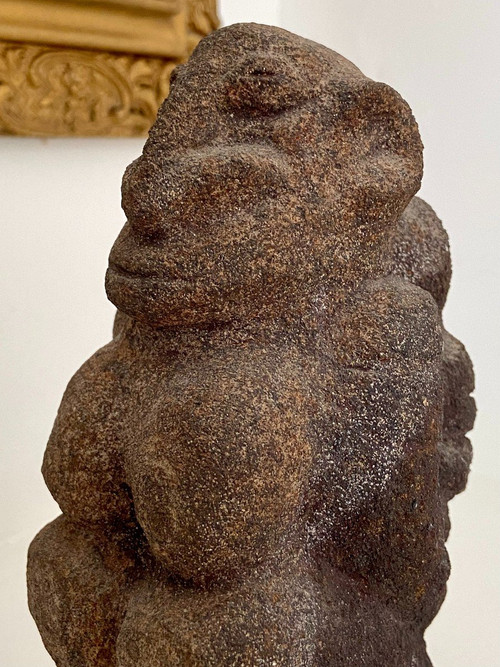 Mali, Popolo Dogon, Maternità Scultura in pietra.