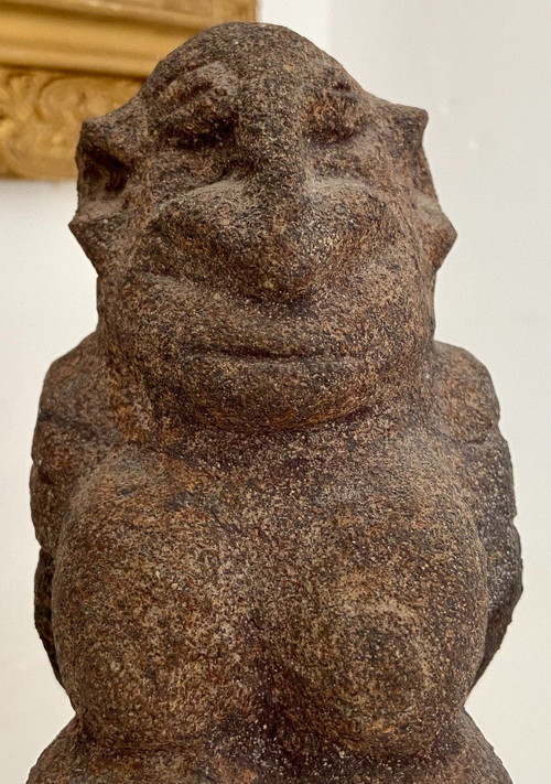 Mali, Popolo Dogon, Maternità Scultura in pietra.