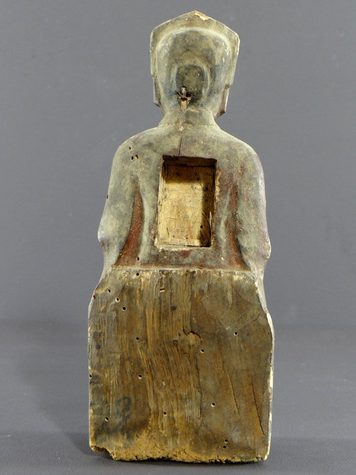 China, späte Ming-Dynastie, frühe Qing-Dynastie, taoistische Statue „Richter der Unterwelt“.