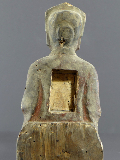 China, späte Ming-Dynastie, frühe Qing-Dynastie, taoistische Statue „Richter der Unterwelt“.