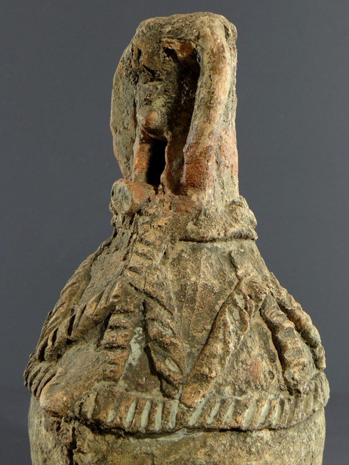 Nigéria, Peuple Cham-Mwana, XIXème Siècle, Récipient Anthropomorphe Kwandalha.