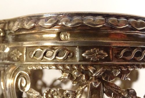 Set Olio e Aceto e 2 Saliere in Argento 925, Minerva Putti XIX