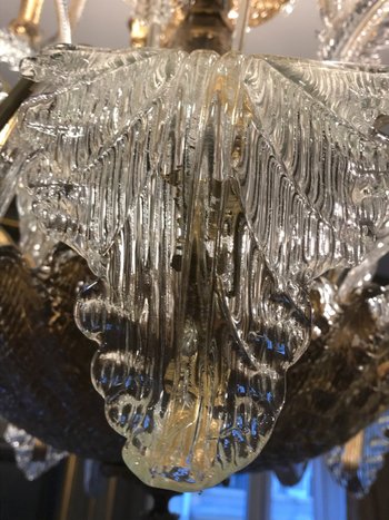 Lustre Verre Murano Et Baccarat