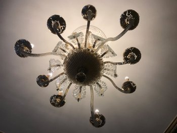 Lustre Verre Murano Et Baccarat