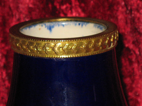 Sèvres vase signed by Paul Milet Louis XVI style