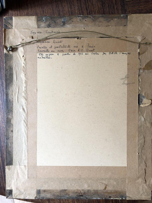 Suzanne Quost (xix-xx) – Pastellquadrat Trudaine