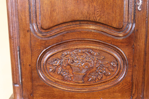 Buffet Zweikorps Louis XV. In Eiche, 18. Jahrhundert, Frankreich