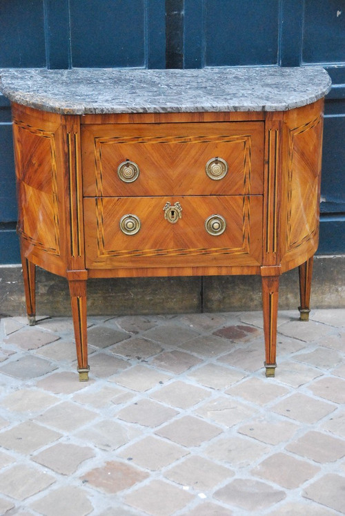 Commode Demi Lune époque Louis XVI