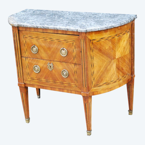 Commode Demi Lune époque Louis XVI