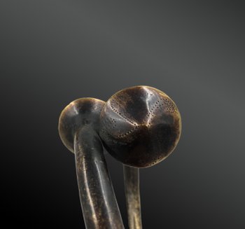 MANILLES  - Culture, Sud-est du Nigéria   - Première moitié du XXème siècle   - Bronze 