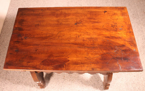 Table Espagnole 17° Siècle En Noyer