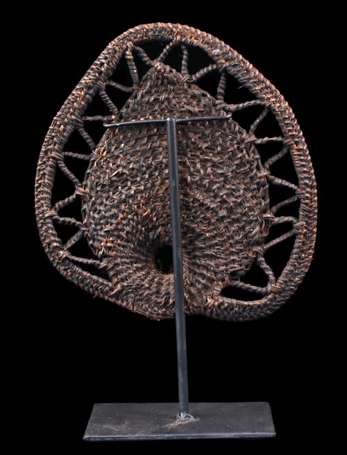 Yam Mask, Tribal Art, Oceanian Art, Basketry, Papua New Guinea, Oceanian Art