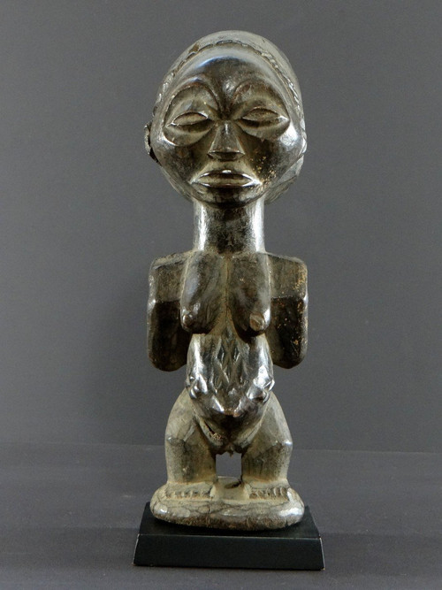 Hemba-Leute, Rep. Dem. Aus dem Kongo, erste Hälfte des 20. Jahrhunderts, weibliche Figurenskulptur