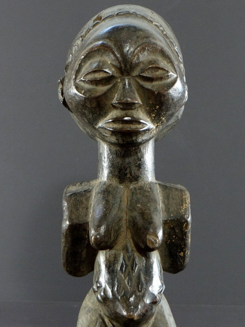 Hemba-Leute, Rep. Dem. Aus dem Kongo, erste Hälfte des 20. Jahrhunderts, weibliche Figurenskulptur