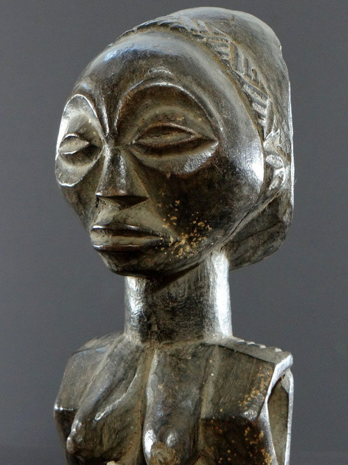 Hemba-Leute, Rep. Dem. Aus dem Kongo, erste Hälfte des 20. Jahrhunderts, weibliche Figurenskulptur
