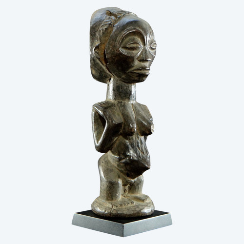 Hemba-Leute, Rep. Dem. Aus dem Kongo, erste Hälfte des 20. Jahrhunderts, weibliche Figurenskulptur