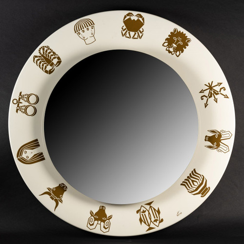 Pair of luminous mirrors by Fornasetti
