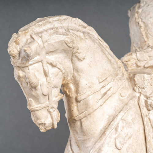 Schizzo in gesso del monumento al maresciallo Foch di Robert Wlerick