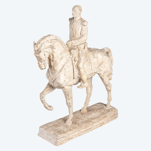 Schizzo in gesso del monumento al maresciallo Foch di Robert Wlerick