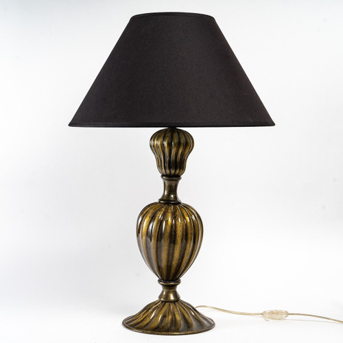Paar Balusterlampen Aus Muranoglas, 1950er Jahre