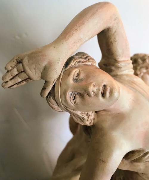 Il rapimento di Proserpina da parte di Plutone, terracotta del XIX secolo