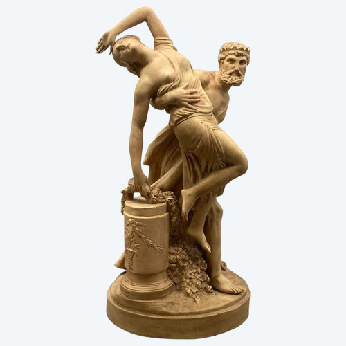 Il rapimento di Proserpina da parte di Plutone, terracotta del XIX secolo