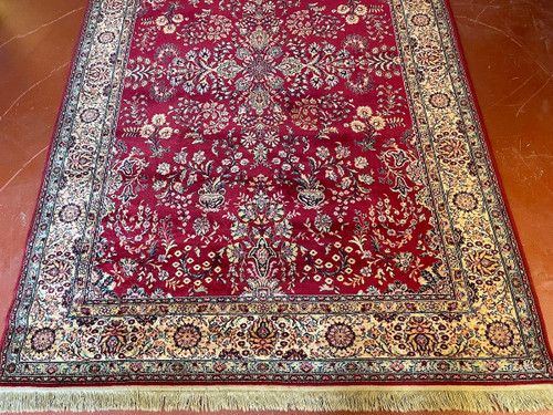 Tappeto Persiano 3m13-2m02 con Decoro Rosso