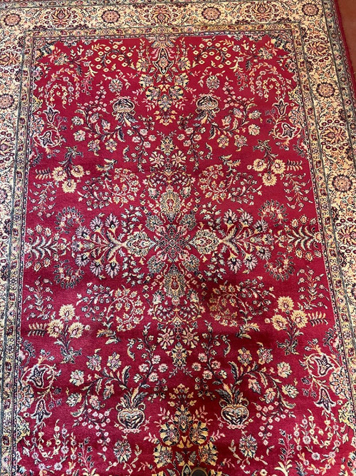 Tappeto Persiano 3m13-2m02 con Decoro Rosso