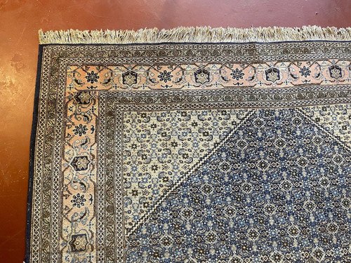 Tapis Persan 3m37-2m34 à Décor Bleu