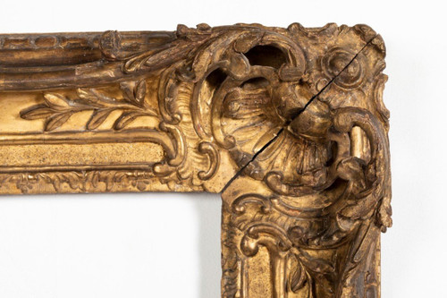 Louis XV period carved giltwood frame
