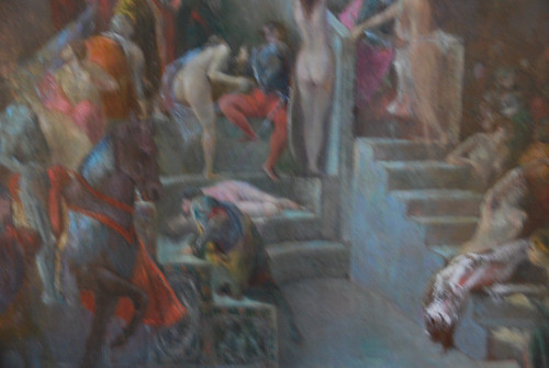 Huile Scène De Sérail Suiveur De Fernand Cormon XIXe siècle