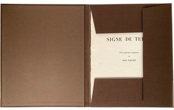 Max PAPART - 3 gravures au carborundum - Portfolio, 1976