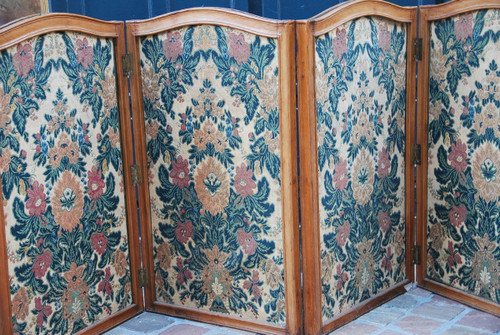 Petit Paravent à 4 Feuilles époque Louis XV