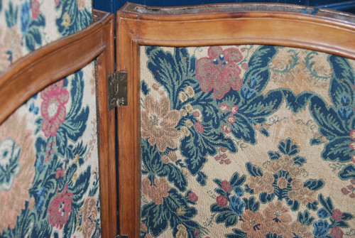 Petit Paravent à 4 Feuilles époque Louis XV